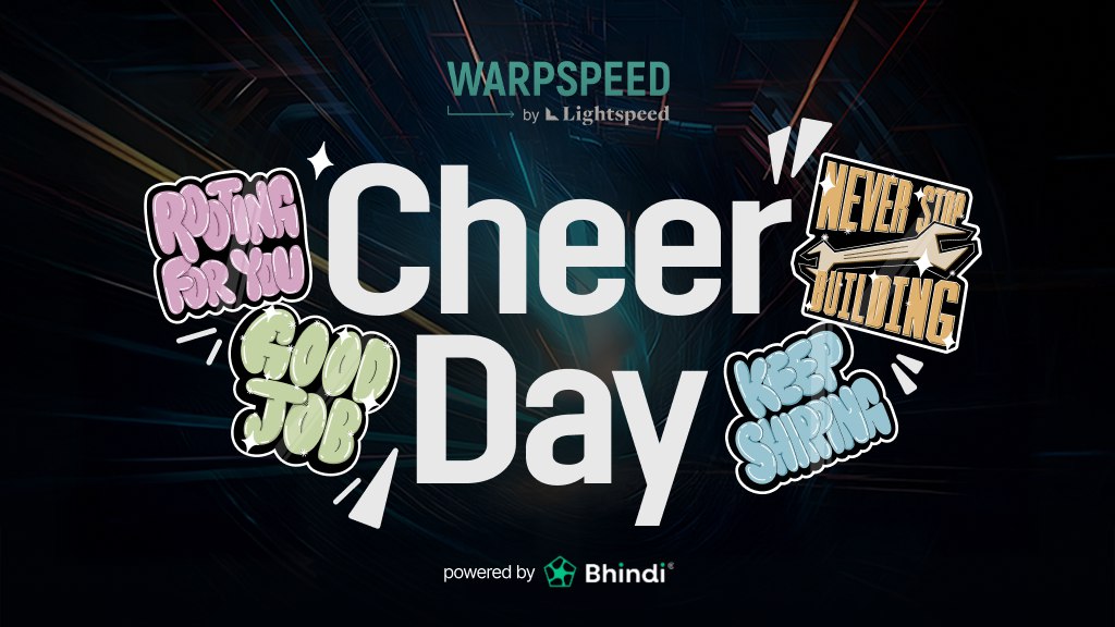 devfolio's tweet photo. 🚨 It’s cheer o’clock! 🚨

Tomorrow at 7 PM, @bhindiai are helping us cheer on the top projects from Warpspeed 2025.

💫 If your project has potential, it might just get cheered live on Devfolio, with close to $1,000 up for grabs!

See you at 7 tomorrow. Right here.