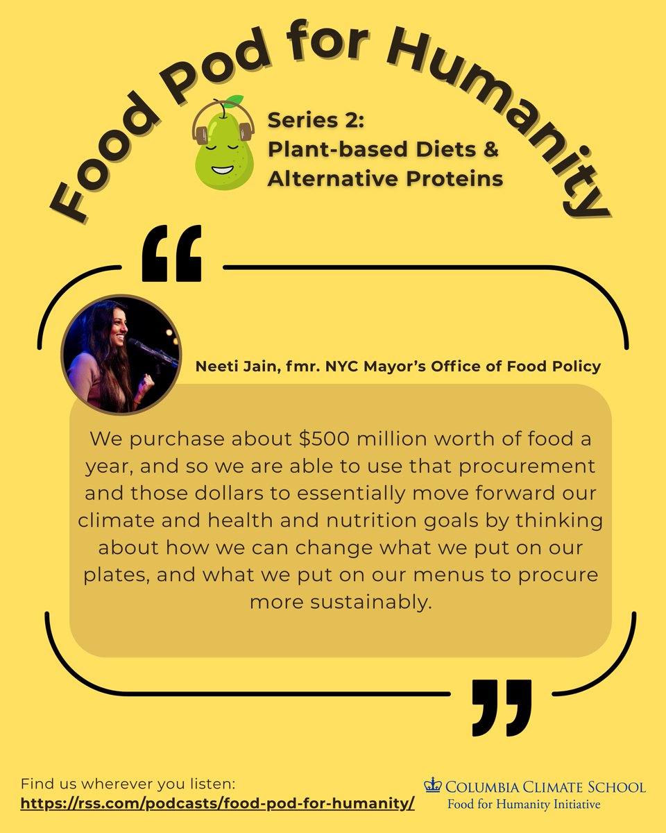 nycfood's tweet image. MOFP joined Food Pod for Humanity to dig in to how NYC is incorporating both planetary and public health into real-world policy. Listen now to learn about how nutrition and sustainability are baked into public meals: rss.com/podcasts/food-…