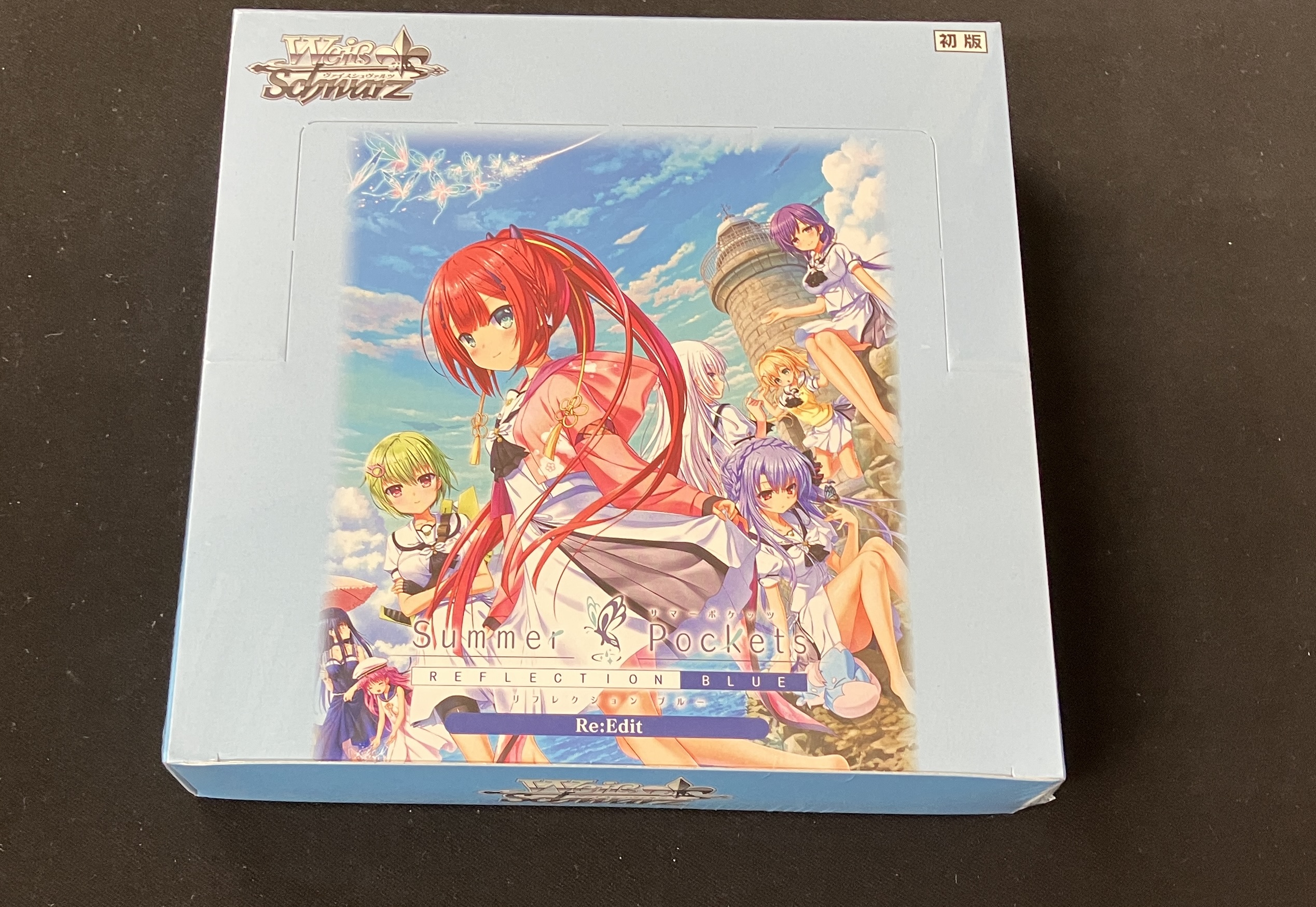 ヴァイス Summer Pockets Re:Edit 4box 新品未開封品 ヴァイスシュヴァルツ Summer Pockets REFLECTION BLUE Re:Edit