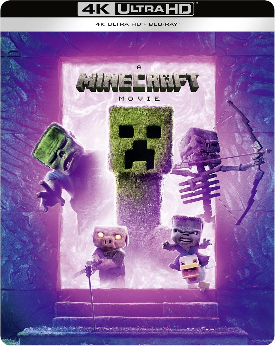 SteelBookBluRay's tweet image. PRE-ORDERS LIVE - Hit video game adaptation "A Minecraft Movie" is getting 3 (!!!) new UK 4K Steelbooks in August - #steelbook #physicalmedia -
stlbk.info/4nTCeF5