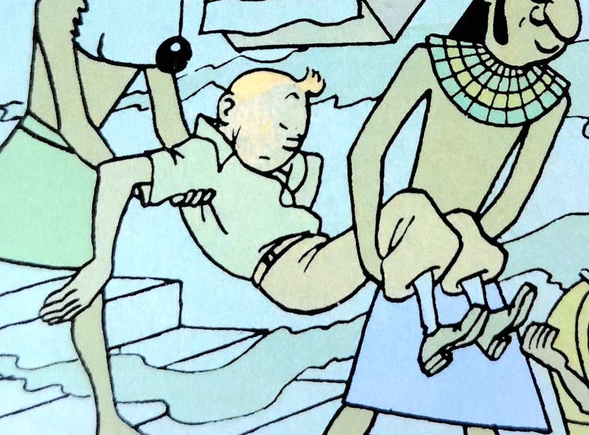 DearWes's tweet image. Tintin unconscious is my favorite genre