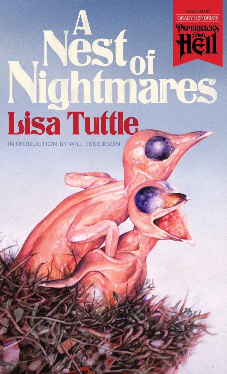 CosmicHorrorMo's tweet image. I read "Flying to Byzantium" from Lisa Tuttle's A NEST OF NIGHTMARES and was blown away. One of the best shorts I've read recently. Absolutely recommended for fans of literary, character-focused weird fiction. Can't wait to read the whole collection.