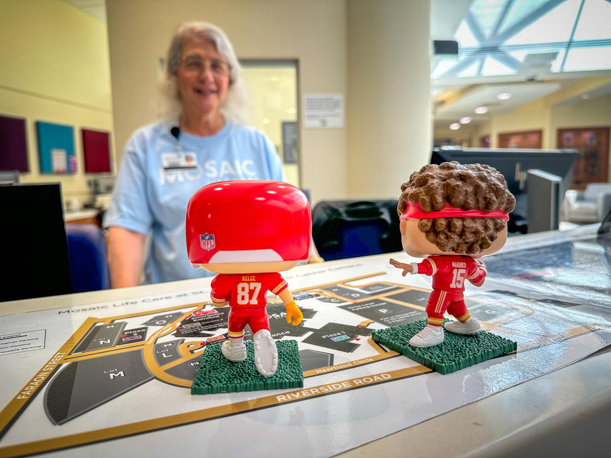 Baby Patrick and Travis arrived a little early to St. Joseph for this year’s Chiefs training camp. They were greeted by our wonderful Guest Relations team as they made their way through Mosaic Life Care at St. Joseph - Medical Center. 

Stay tuned to see where they end up next!