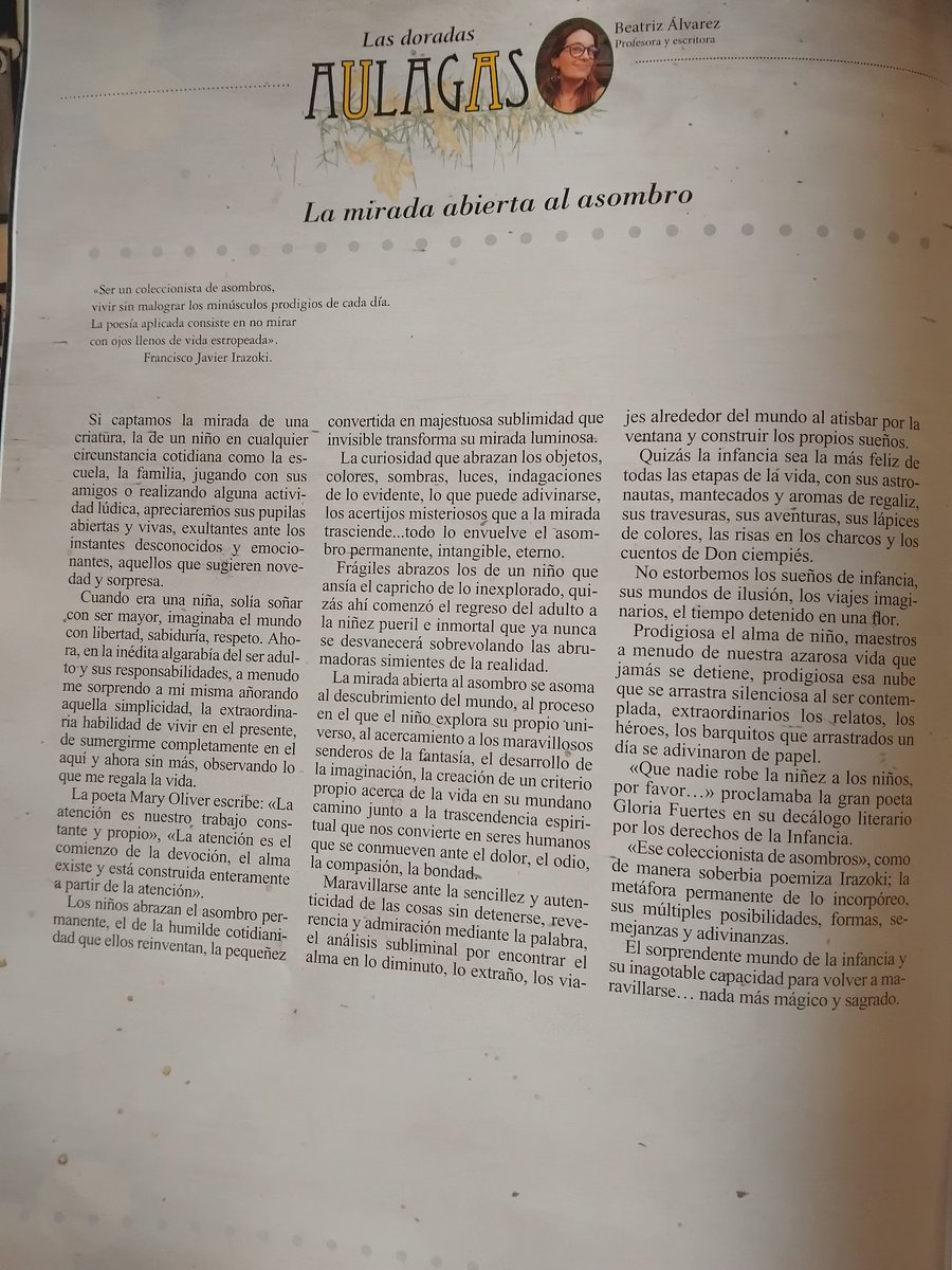 BeatrixMystery (@beatrix49122422) on Twitter photo Una nova col.laboració en la Revista Clij.
Que l'entusiasme ens faci contemplar el món amb ulls d'infant 🪁
Gràcies <a href="/RevistaCLIJ/">Revista CLIJ</a> ✍️🏻 Una nova col.laboració en la Revista Clij.
Que l'entusiasme ens faci contemplar el món amb ulls d'infant 🪁
Gràcies <a href="/RevistaCLIJ/">Revista CLIJ</a> ✍️🏻