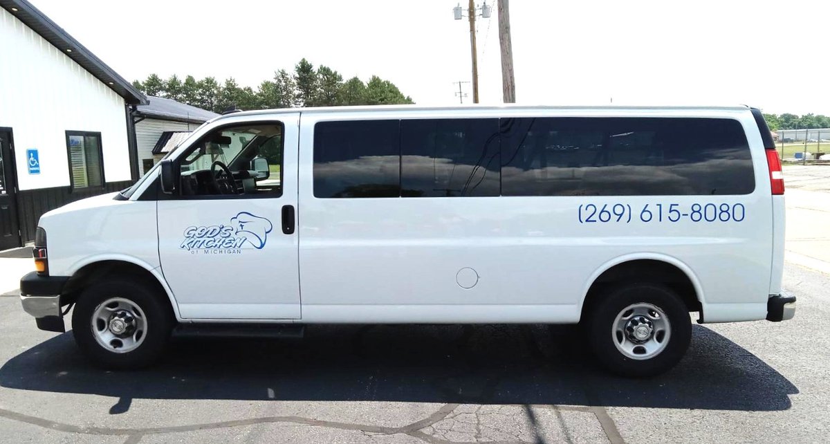 <a href="/GodsKitchenofMI/">God's Kitchen of Michigan</a> is honored to introduce our new/used 2020 delivery van. Thank you to all of our donors for replacing our 20-year-old vehicle. It broke down several months ago. God bless you.