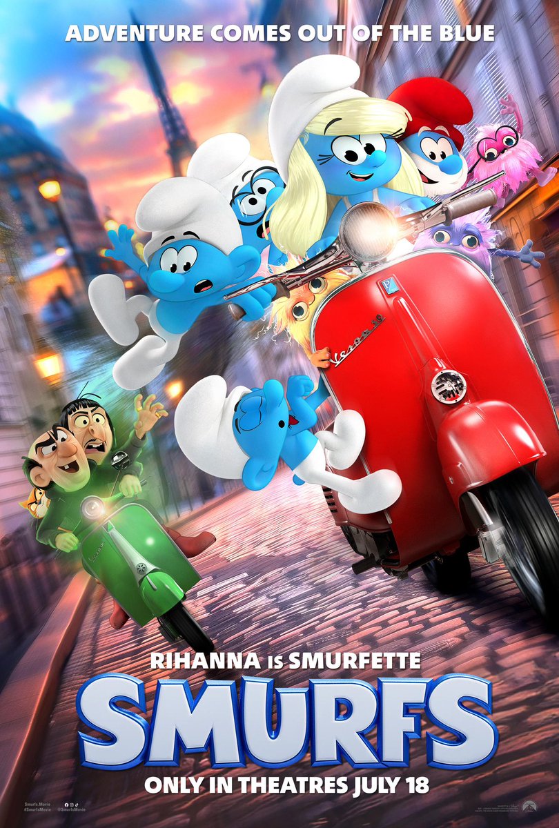 PopFusionHQ's tweet image. The Smurfs (2025) starring Rihanna is shaping up to become the biggest box office BOMB of 2025.
It is already receiving widespread negative reviews on Rotten Tomatoes, and sources in the movie industry say that pre-sales are EXTREMELY SLOW.
Could Rihanna win another RAZZIE?