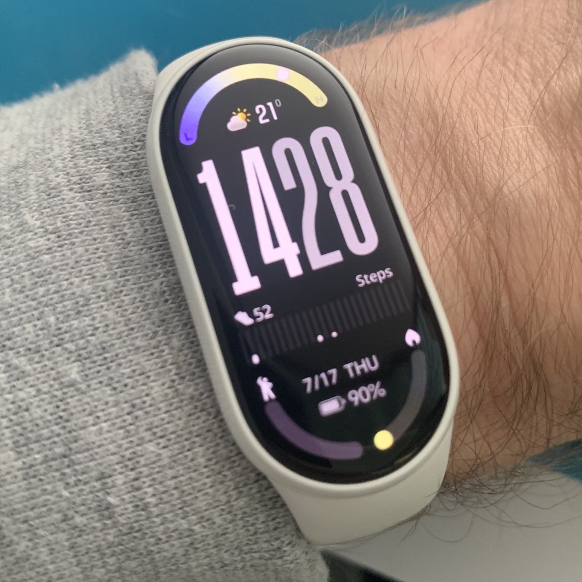 Upgraded from Amazfit Band 7 to Xiaomi Smart Band 10 Ceramic Edition. Nice upgrade, band and app are better no question about it. Will port my DIN watch face when I get a chance.