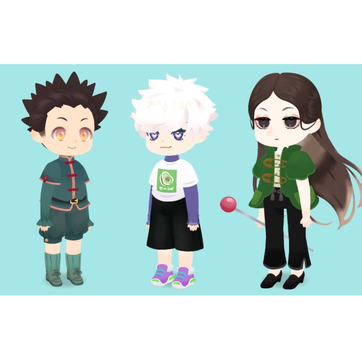 ハンターハンター　ゴン キルア イルミ
#ホムコス　#リヴリー

H×Hの旧ミュージカル（ハンミュ）ではな…イルミ兄さんを歌劇団出身の女優さんが演じられててな…それはそれは麗しかったんじゃ……