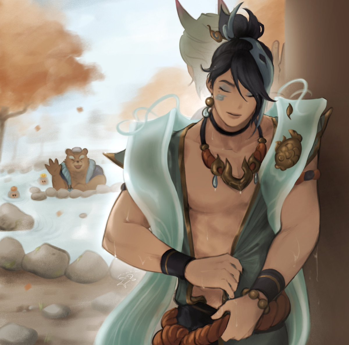 g0tinanaccident's tweet image. #aphelios