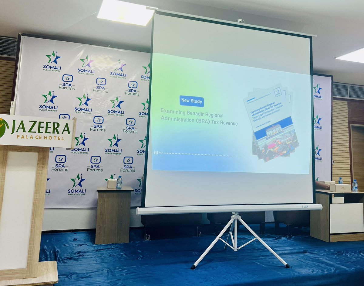 Mahad Wasuge (@mahadwasuge) on Twitter photo At dissemination forum for a yearlong study on Benadir Regional Administration (BRA) tax revenue by <a href="/somalipubagenda/">Somali Public Agenda (SPA)</a> organized by <a href="/SPAForums/">SPA Forums</a> #SPAForums At dissemination forum for a yearlong study on Benadir Regional Administration (BRA) tax revenue by <a href="/somalipubagenda/">Somali Public Agenda (SPA)</a> organized by <a href="/SPAForums/">SPA Forums</a> #SPAForums