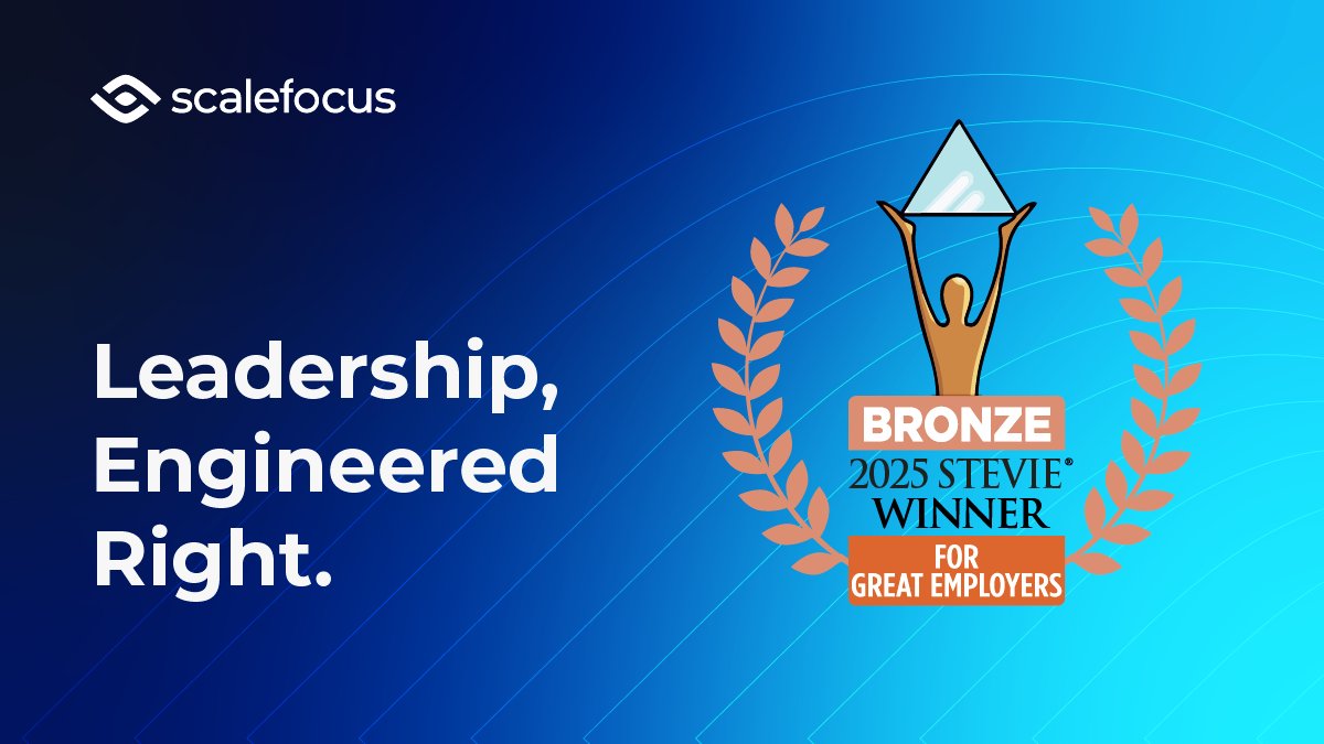 Scalefocus (@scalefocus) on Twitter photo Big wins start with bold frameworks. ⭐
We’re proud to receive a Bronze Recognition from <a href="/TheStevieAwards/">The Stevie® Awards</a> for Achievement in Competencies & Skill Development - celebrating our work transforming engineering careers to grow talent and deliver client value.
Proud of what we’ve Big wins start with bold frameworks. ⭐
We’re proud to receive a Bronze Recognition from <a href="/TheStevieAwards/">The Stevie® Awards</a> for Achievement in Competencies & Skill Development - celebrating our work transforming engineering careers to grow talent and deliver client value.
Proud of what we’ve