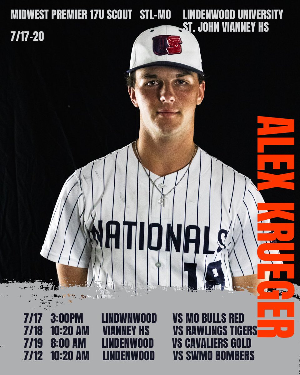 Alex Krueger (@alex_krueger_) on Twitter photo Headed to STL
@usnatsmidwstrn
<a href="/NBpitching/">Noah Briley</a>
<a href="/MorganW48692873/">Morgan Wilkins</a>
<a href="/Trey_Widhalm/">Trey Widhalm</a>
<a href="/RayPecBaseball/">Ray-Pec Baseball</a>
<a href="/CoachLersch/">Johnathon Lersch</a>
<a href="/Play9Sports/">Play9Sports</a> Headed to STL
@usnatsmidwstrn
<a href="/NBpitching/">Noah Briley</a>
<a href="/MorganW48692873/">Morgan Wilkins</a>
<a href="/Trey_Widhalm/">Trey Widhalm</a>
<a href="/RayPecBaseball/">Ray-Pec Baseball</a>
<a href="/CoachLersch/">Johnathon Lersch</a>
<a href="/Play9Sports/">Play9Sports</a>