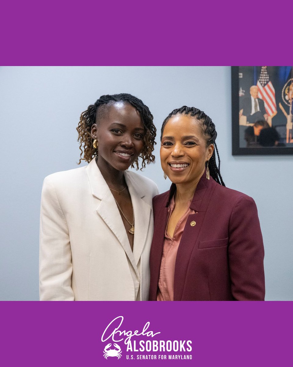 Sen_Alsobrooks's tweet image. I'm so honored to be teaming up with @Lupita_Nyongo to fight uterine fibroids.
It's time to take action.