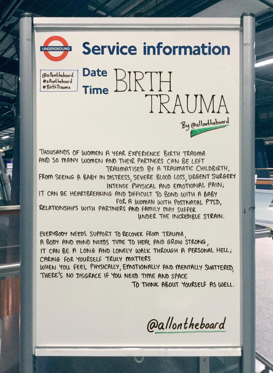 allontheboard's tweet image. This week is Birth Trauma Awareness Week. Thousands of women and their partners suffer from the effects associated with a traumatic birth. Please don’t suffer in silence.
#BirthTraumaAwarenessWeek #BirthTrauma
