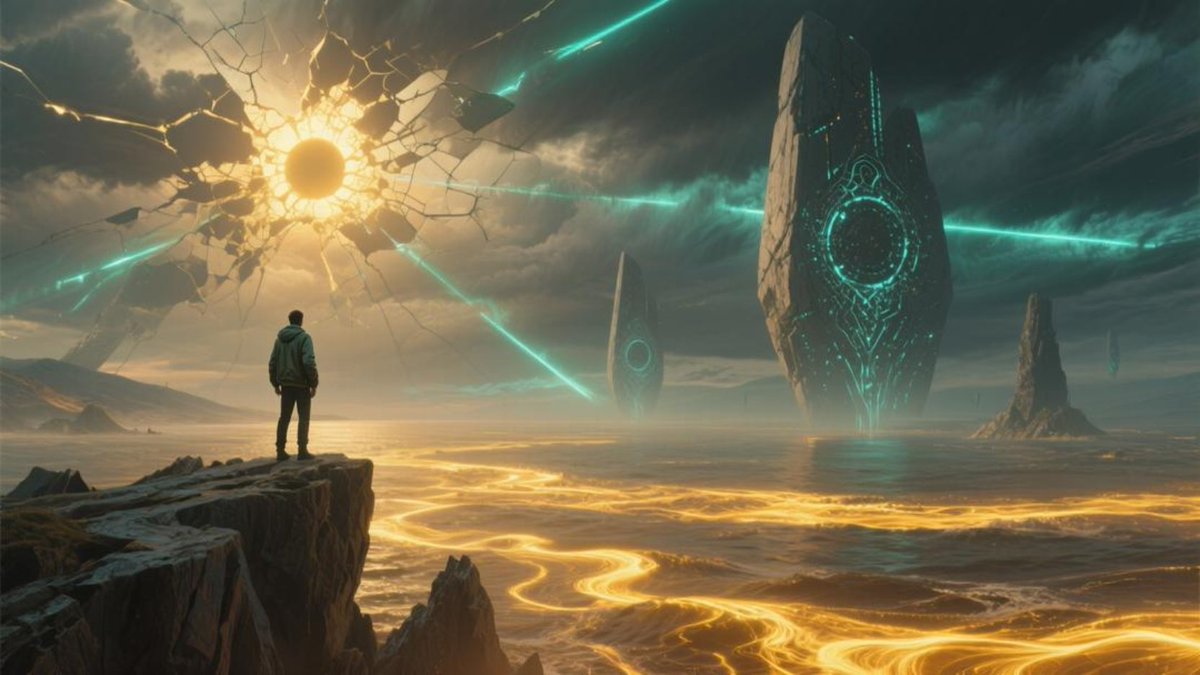 dtkdev's tweet image. Reimagining “The Infinite Canvas: The Edge of Both Ends” with 12 remixed scenes — a journey through cosmic portals, shattered realms, and boundless energy.
👇 Scroll for the full thread and let me know your favorite scene!
#InfinityLabs #AIArt #TheInfiniteCanvas @InfinityLabsNFT