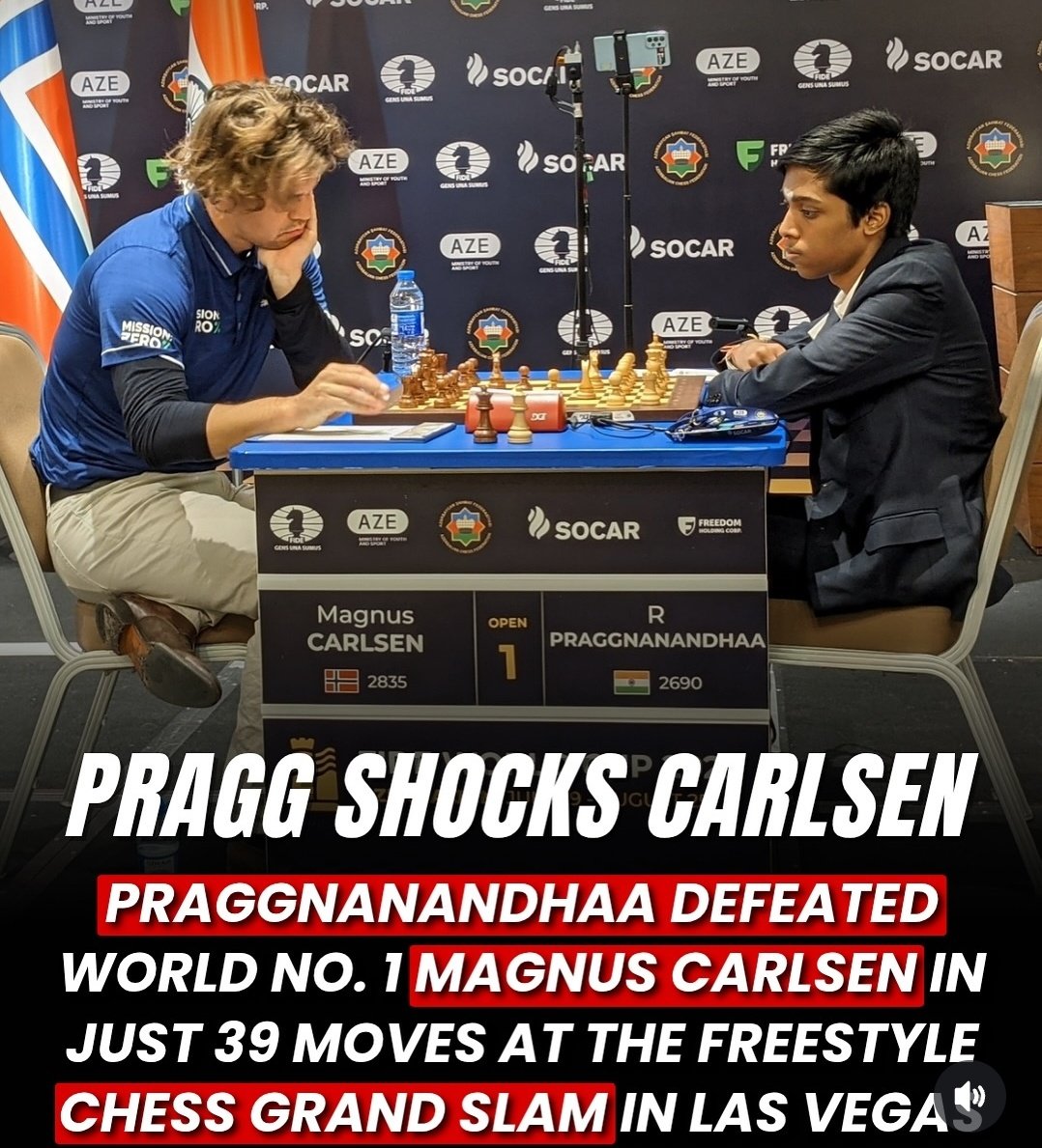 Yadav_kittu20's tweet image. Praggnanad defeated Mangus in Just 39 moves,,,,😂😂😂
#Praggnanandha #magnus #chessgrandslam