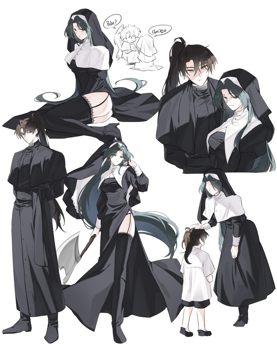 이런 걸 수요 없는 공급이라 합니다.
....그치만 사제&amp;수녀가 보고 싶었습니다.