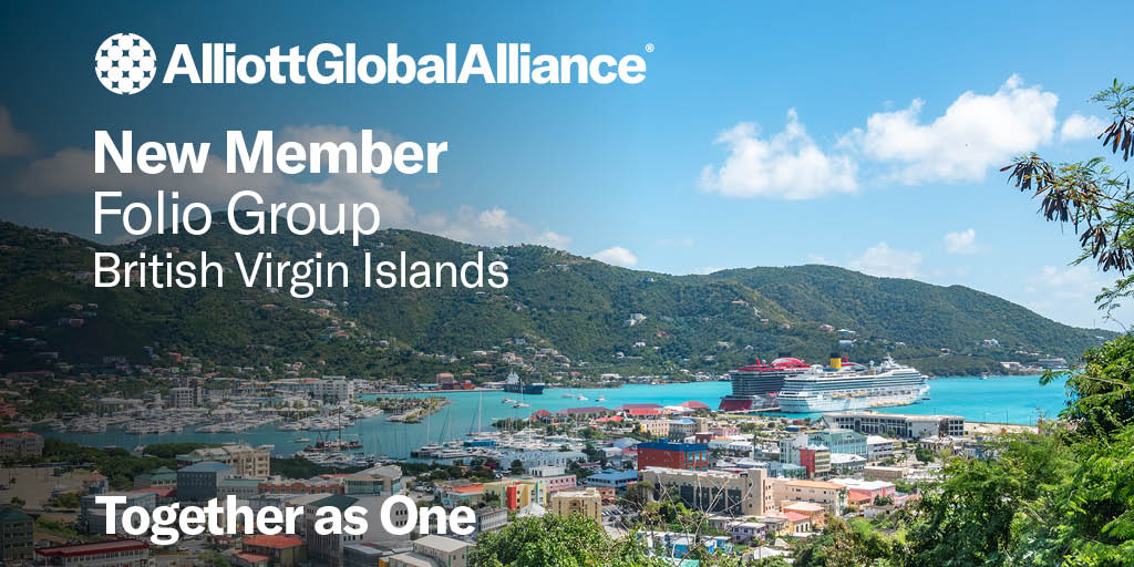 Folio Group (Folio) in the Caribbean has joined <a href="/AlliottGlobal/">Alliott Global Alliance</a> in the BVI. The firm’s core expertise includes investment fund structuring, corporate services, private client solutions and banking &amp; finance. Welcome to all. Read more lnkd.in/eyUF3ZGc
🇻🇬 #TogetherasOne