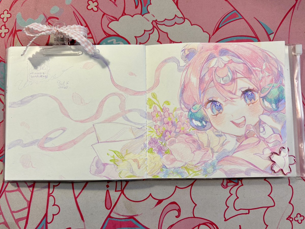 UNNrr_'s tweet image. HBD to me 🌷🌸💖🎀