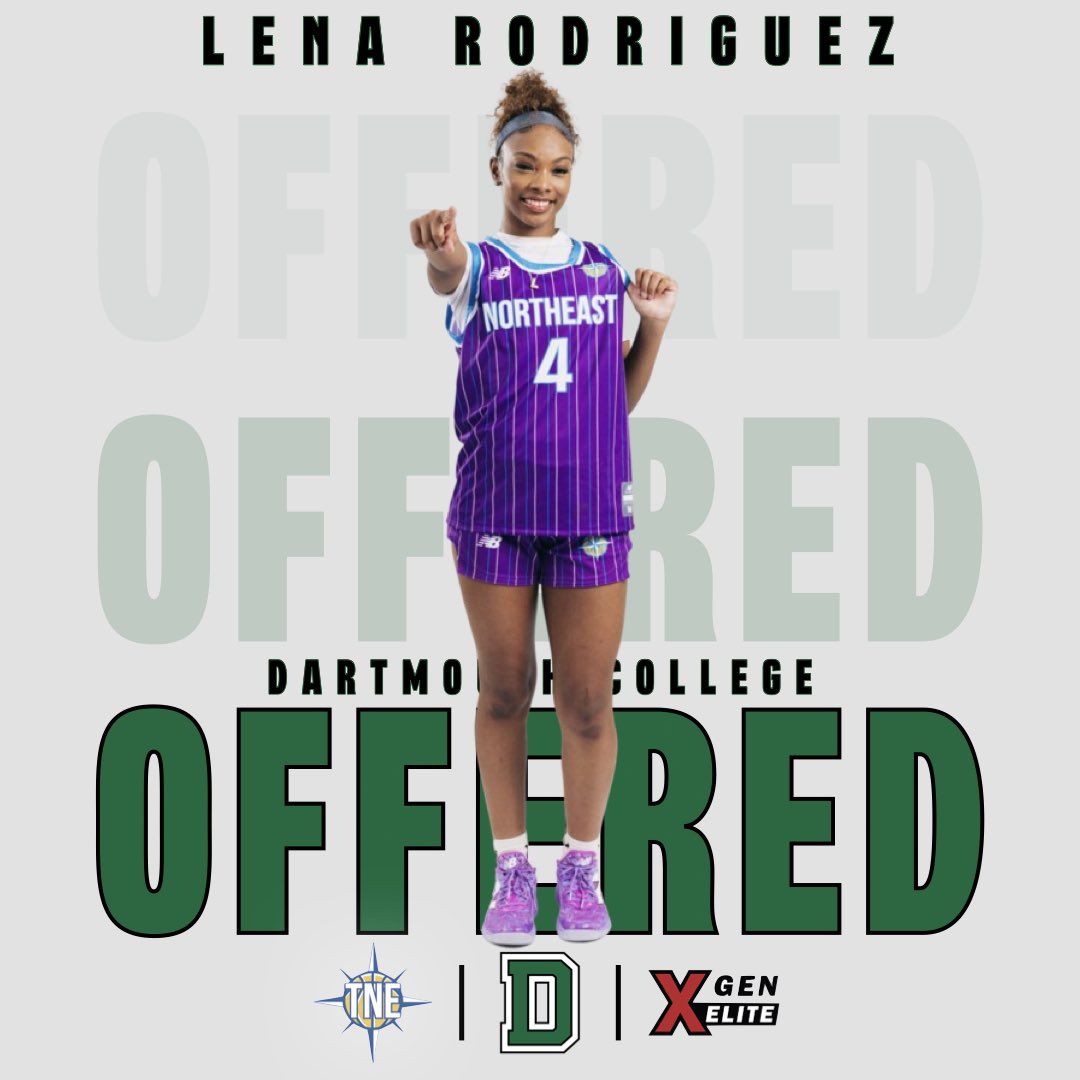 Team Northeast (@teamnehoops) on Twitter photo Congrats to 2026 Lena Rodriguez <a href="/lena_serenity/">Lena Rodriguez</a> on her recent offer from <a href="/coachcim/">Linda Cimino</a> & <a href="/DartmouthWBB/">Dartmouth Women's Basketball</a> #TeamNExXGEN Congrats to 2026 Lena Rodriguez <a href="/lena_serenity/">Lena Rodriguez</a> on her recent offer from <a href="/coachcim/">Linda Cimino</a> & <a href="/DartmouthWBB/">Dartmouth Women's Basketball</a> #TeamNExXGEN