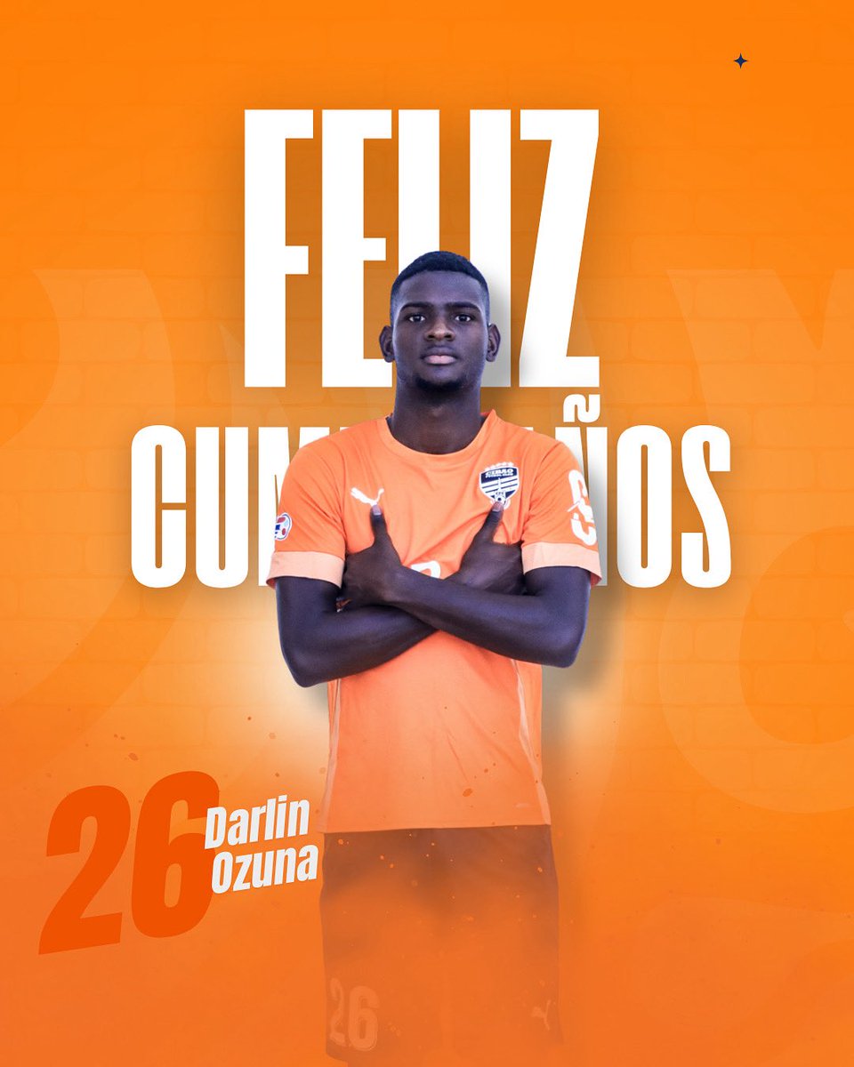 ¡UN AÑO MÁS EN TU VIDA! 🎶🕺🏼🥁

Feliz cumpleaños para nuestro #JugadorCibaoFC Darlin Ozuna 🥳 le deseamos mucha bendiciones, salud, amor y sobre todo MUCHO FÚTBOL⚽️🤩 
¡ABRAZO DE GOL! 🧡