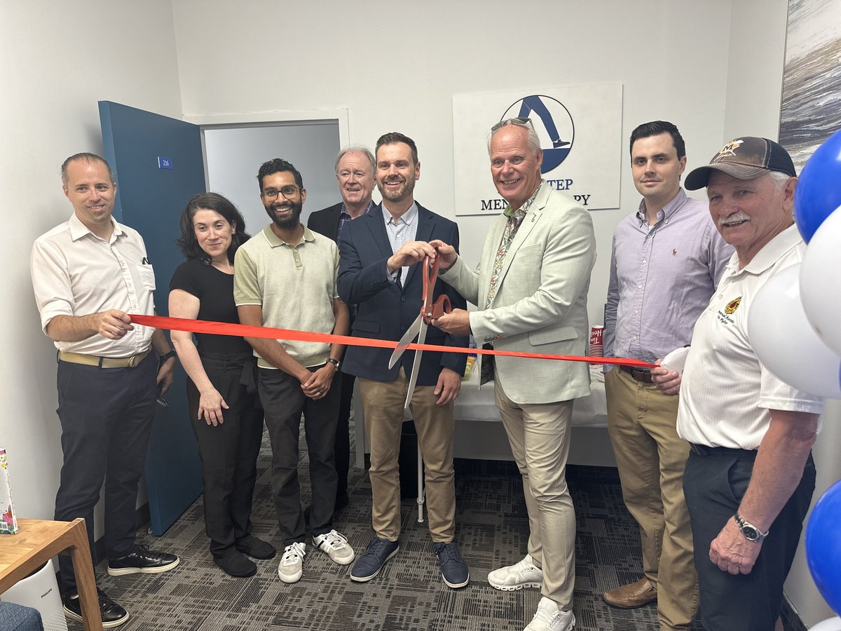 Great news, Oshawa! 🎉 Celebrated the grand opening of First Step Men's Therapy on July 8th at 111 Simcoe St N, Suite 216. They offer vital, men-tailored counselling for addiction, anger, trauma &amp; more. Let's support their mission to empower men's well-being!