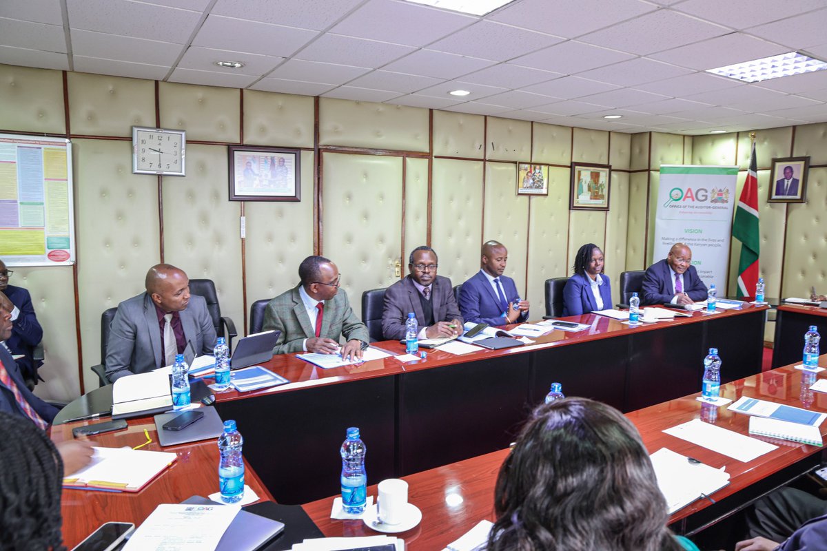 The Auditor-General held a consultative meeting with a team from the <a href="/PSASBKe/">Public Sector Accounting Standards Board (Kenya)</a> led by the Chairman, FCPA Pius Nduati. The meeting focused on transition from cash to accrual accounting and enhancing collaboration in public sector financial reporting.

#EnhancingAccountability