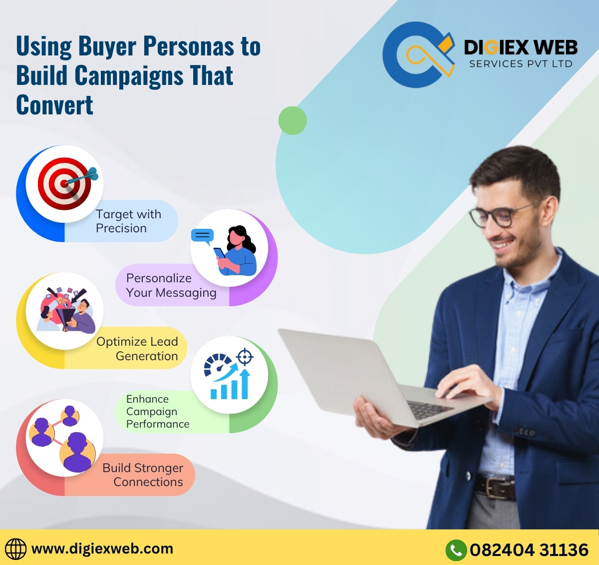 DigiexWeb1's tweet image. Successful marketing doesn't start with your product, it starts with your audience.  We believe that building accurate buyer personas is the foundation for high-converting campaigns. 
#CampaignsThatConvert #performancemarketing