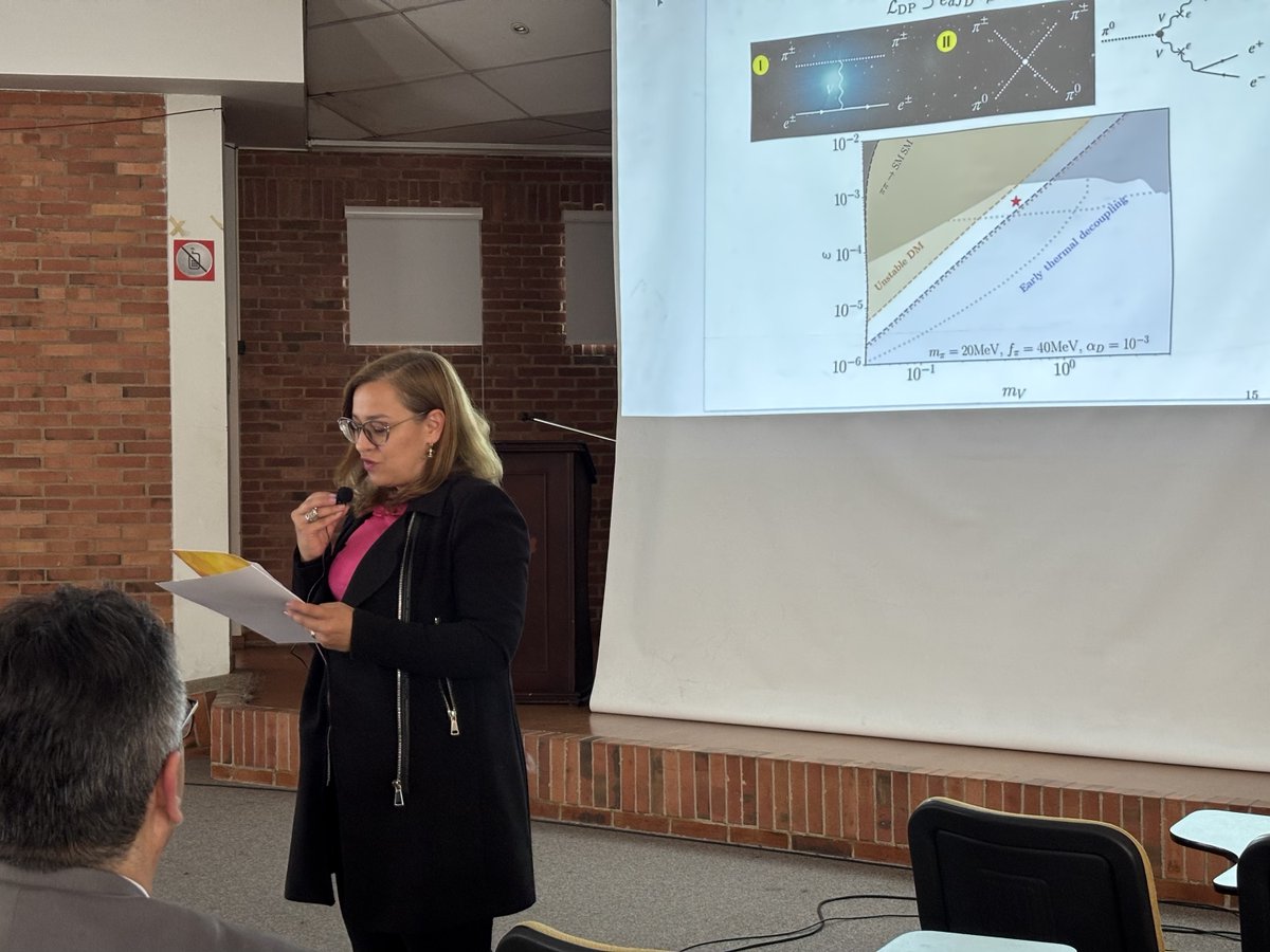 conhep's tweet image. Desde @UPTCoficial, gracias al Prof. Carlos Yaguna, ayer comenzó el Workshop Neutrinos y Materia Oscura en Colombia #NeMOC2025, en Tunja, Boyacá.
Muchas gracias a la Escuela de Física y a la Decanatura de Ciencias de la UPTC por la hospitalidad con la que nos han recibido.