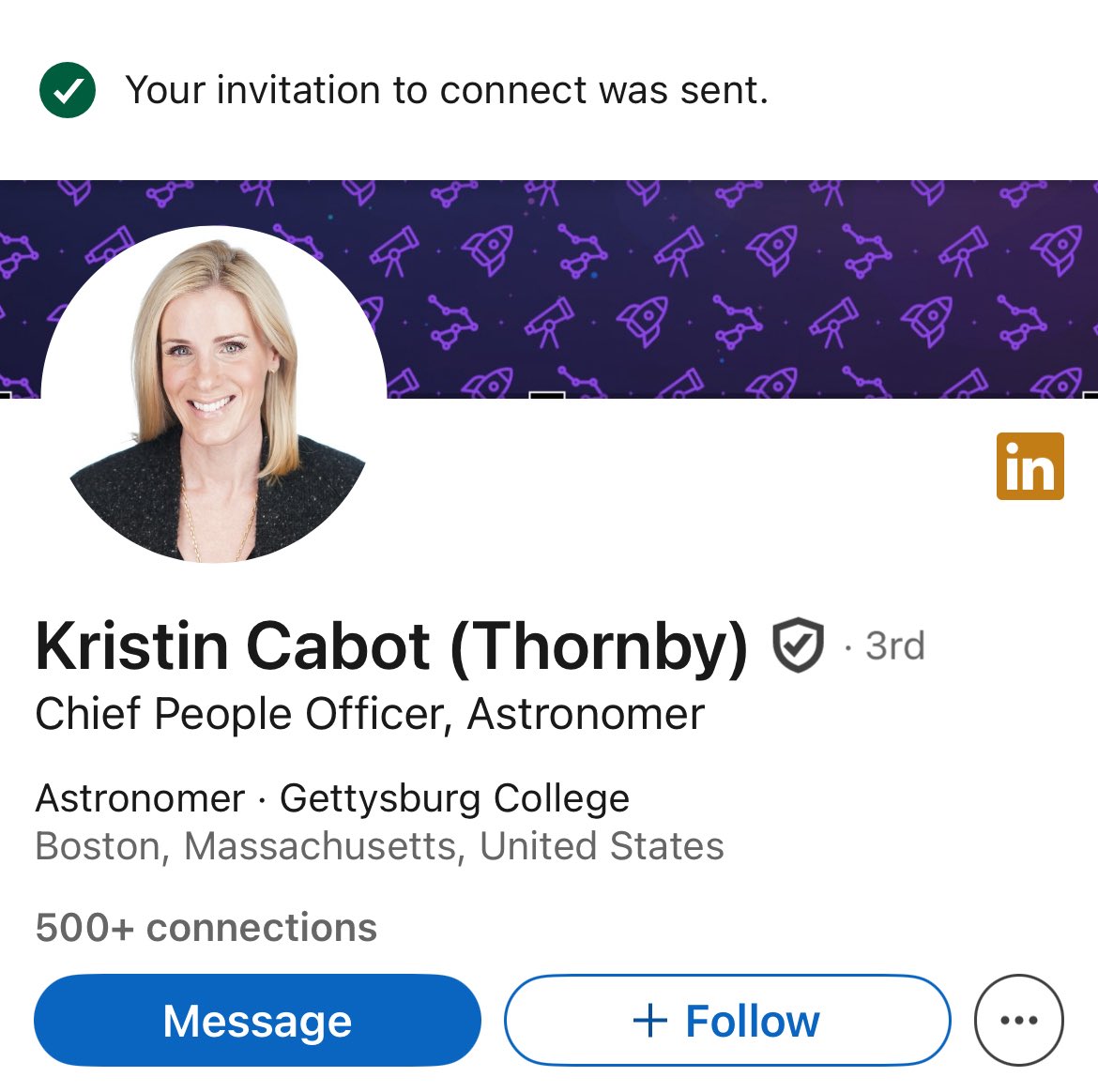 Advancing my career one step at a time #networking