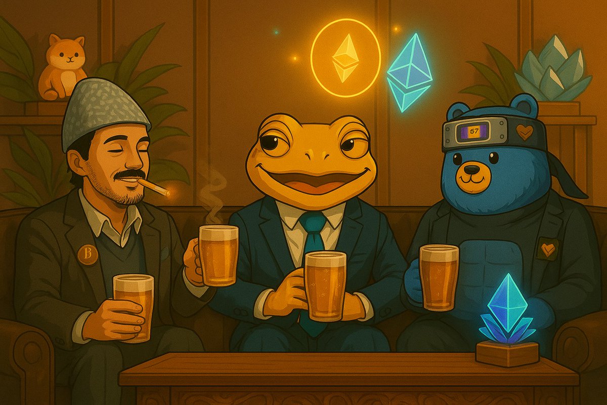 shorteioficial's tweet image. Quinta é dia de botar o papo em dia com os brabos
Hoje o trio parada dura tá reunido no Space pra falar de tudo: alta do mercado, NFTs, e os alphas que estão rolando na web3 e umas verdades que só quem vive sabe.
Já chega no clima, pega tua breja e cola com a gente
Speakers:…
