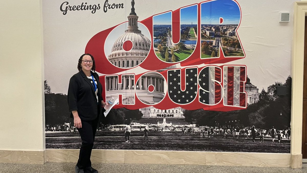 AACTE's tweet image. In this reflection on AACTE’s Washington Week, AACTE @HolmesScholars Bambara Timmerman Ed.S. shares her education story — and how she has turned lived experiences into a tool for change. Read the full story here: tinyurl.com/bdss8bd7.
#EdPrep #HolmesScholars #AACTEWW25