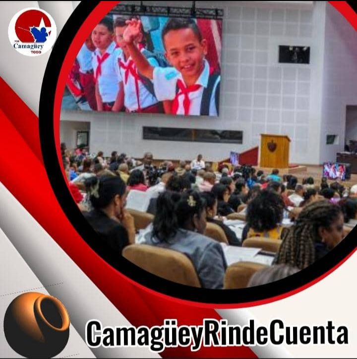 Los Camagueyanos con la satisfacción que juntos podemos obtener resultados y que aún quedan cosas por hacer, rendirá cuenta ante el parlamento cubano porque en #CamagüeySeTrabaja un pueblo de la caballería de Agramonte que tira palante. #PorCamagüeyTodo