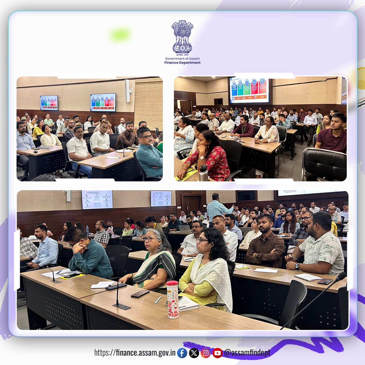 AssamFinDept's tweet image. A special session on 'Busting Myths around Procurement on GeM' was held today at Janata Bhawan for the officials of the Finance Department and its directorates. The insightful and interactive session was led by our in-house expert Amit Mohapatra.
#GeM #GoodGovernance #procurement