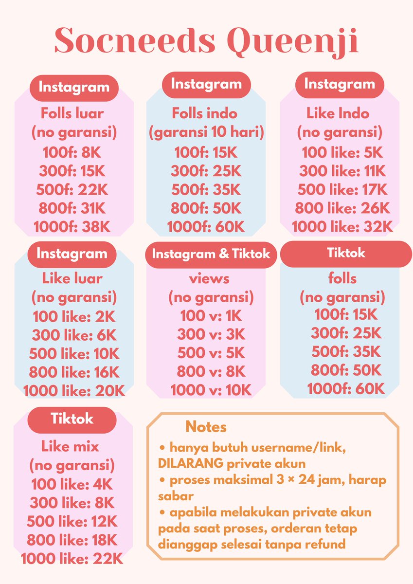 wts jual followers folls likes views view like instagram ig tiktok tt murah meriah zonauang