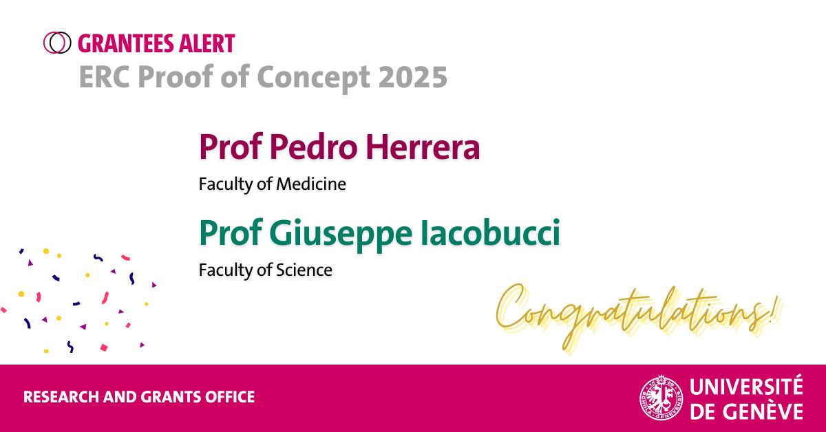 Research_UNIGE's tweet image. 🤩Congratulations to our 2 UNIGE Researchers who got a ERC Proof of Concept 2025 grant! @sciences_UNIGE @ERC_Research #ercproofofconcept #researchproject
Read more: unige.ch/recherche/en/c…