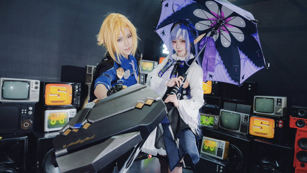 sora_sparrow_'s tweet image. Cosplay/コスプレ
ゼンレスゾーンゼロ / ビビアン/ ヒューゴ•ヴラド
Zenless zone zero / Vivian / Hugo
The mockingbirds🪶
Vivian: me
Hugo: @lychee__kiyo
#zenlesszonezero #zzzero #ゼンゼロ #绝区零 #젠레스존제로 #绝区零 #ビビアン #Vivian #HugoVlad #ヒューゴ #AnimeExpo2025