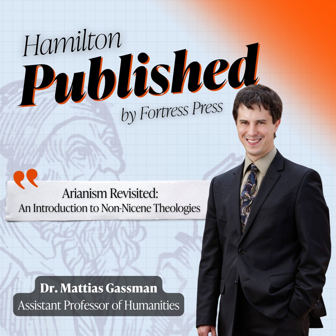ufhamilton's tweet image. Hamilton School Assistant Professor, Dr. Mattias Gassman, co-authors "Arianism Revisited"—a scholarly reexamination of one of Christianity’s most divisive early movements.
fortresspress.com/store/product/…
#UFHamilton #AcademicTwitter #Theology #FacultyResearch