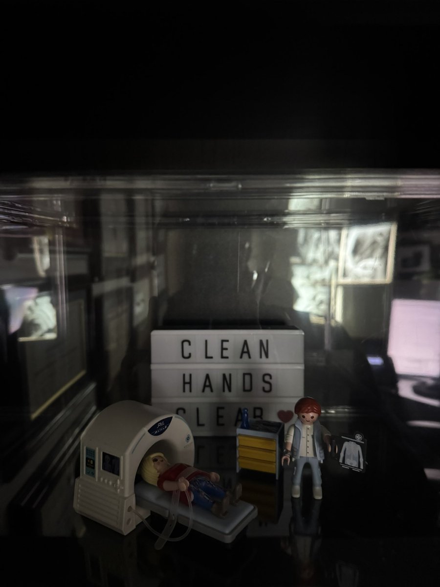 ADChungMD's tweet image. Having my own office to personalize has been a curiously meaningful part of life as an attending. Finally got around to adding this Playmobil CT scanner to my shelf. Once I became aware that this existed, I had to have it! #radiology
