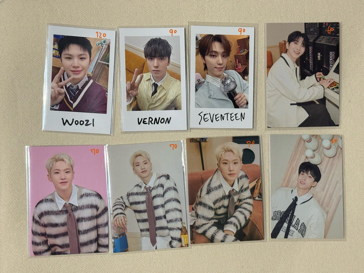 jjwoninu's tweet photo. ‼️7.17 ลดราคาจากภาพ 10 บาททุกใบ

พร้อมส่ง 
💖 การ์ดบั้ม new burstday ver.
💗 การ์ด holiday japan
trading card ทดก / instant photo พลร

ค่าส่ง 30฿ / ซื้อครบ 200฿ ส่งฟรี

โจชัว จุน โฮชิ อูจี ซอกมิน ดีเค ดิเอท แปด 
ซึงกวาน เวอร์น่อน ดีโน่

dm ได้เลยค่า😻
#ตลาดนัดสวนแครอท https://t.co/lTkAFlDtr1