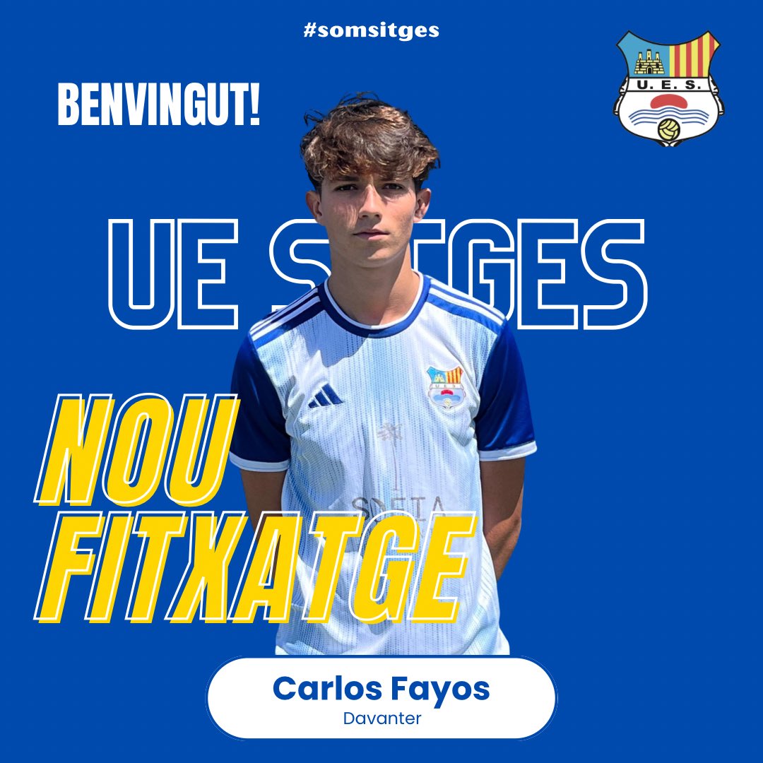 🔝 Nous jugadors del planter al Sènior “B”!

Provinents del nostre juvenil, s’incorporen al Sènior “B”:

🔹 Unai Palazón, mitjapunta
🔹 Hedi, central / pivot
🔹 Carlos Fayos, davanter centre

💙 Orgullosos de seguir comptant amb talent de casa. Molta sort!

#somsitges