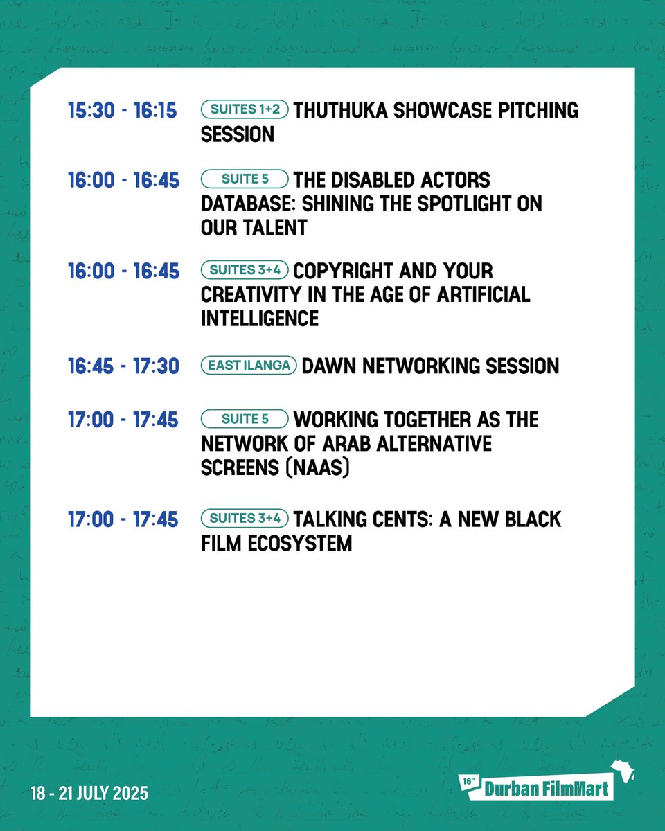 DFM 2025 is officially underway! With Durban as our backdrop, we kick off four days of meaningful dialogue, strategic networking, and visionary storytelling. Day one is packed with possibilities — browse the programme and plan your day.