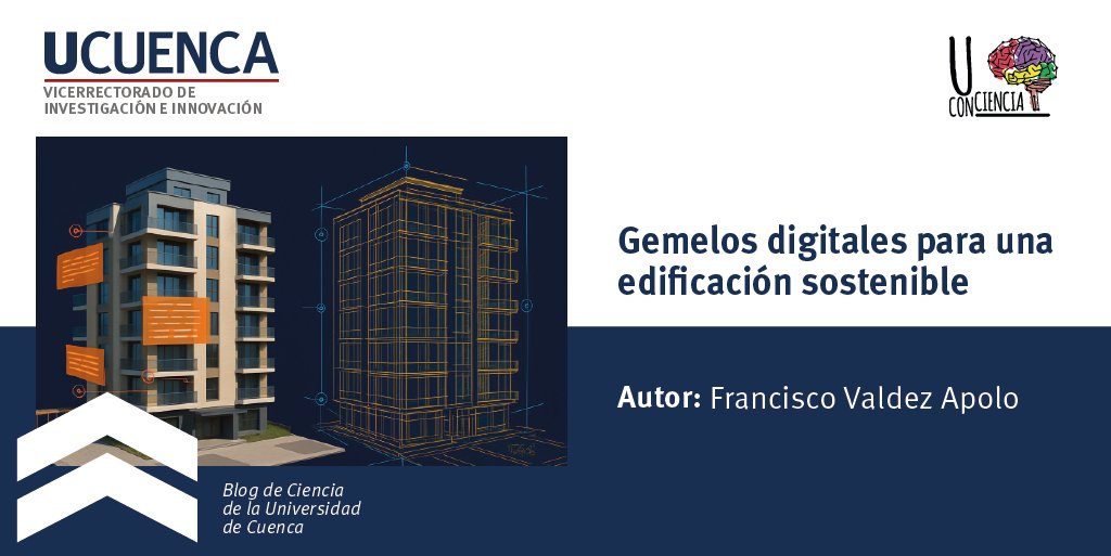 Vicerrectorado de Investigación (@investiga_udc) on Twitter photo #BlogUConCiencia de la <a href="/udecuenca/">UCuenca</a> |🏢¿Sabías que los gemelos digitales son modelos virtuales que replican construcciones reales en tiempo real, ayudando a anticipar fallas, optimizar recursos y reducir el impacto ambiental?
👉bit.ly/3IOIDkF
<a href="/Franciscogato1/">Francisco Valdez</a> <a href="/FAUC_UCUENCA/">Facultad de Arquitectura y Urbanismo UCuenca</a> #BlogUConCiencia de la <a href="/udecuenca/">UCuenca</a> |🏢¿Sabías que los gemelos digitales son modelos virtuales que replican construcciones reales en tiempo real, ayudando a anticipar fallas, optimizar recursos y reducir el impacto ambiental?
👉bit.ly/3IOIDkF
<a href="/Franciscogato1/">Francisco Valdez</a> <a href="/FAUC_UCUENCA/">Facultad de Arquitectura y Urbanismo UCuenca</a>