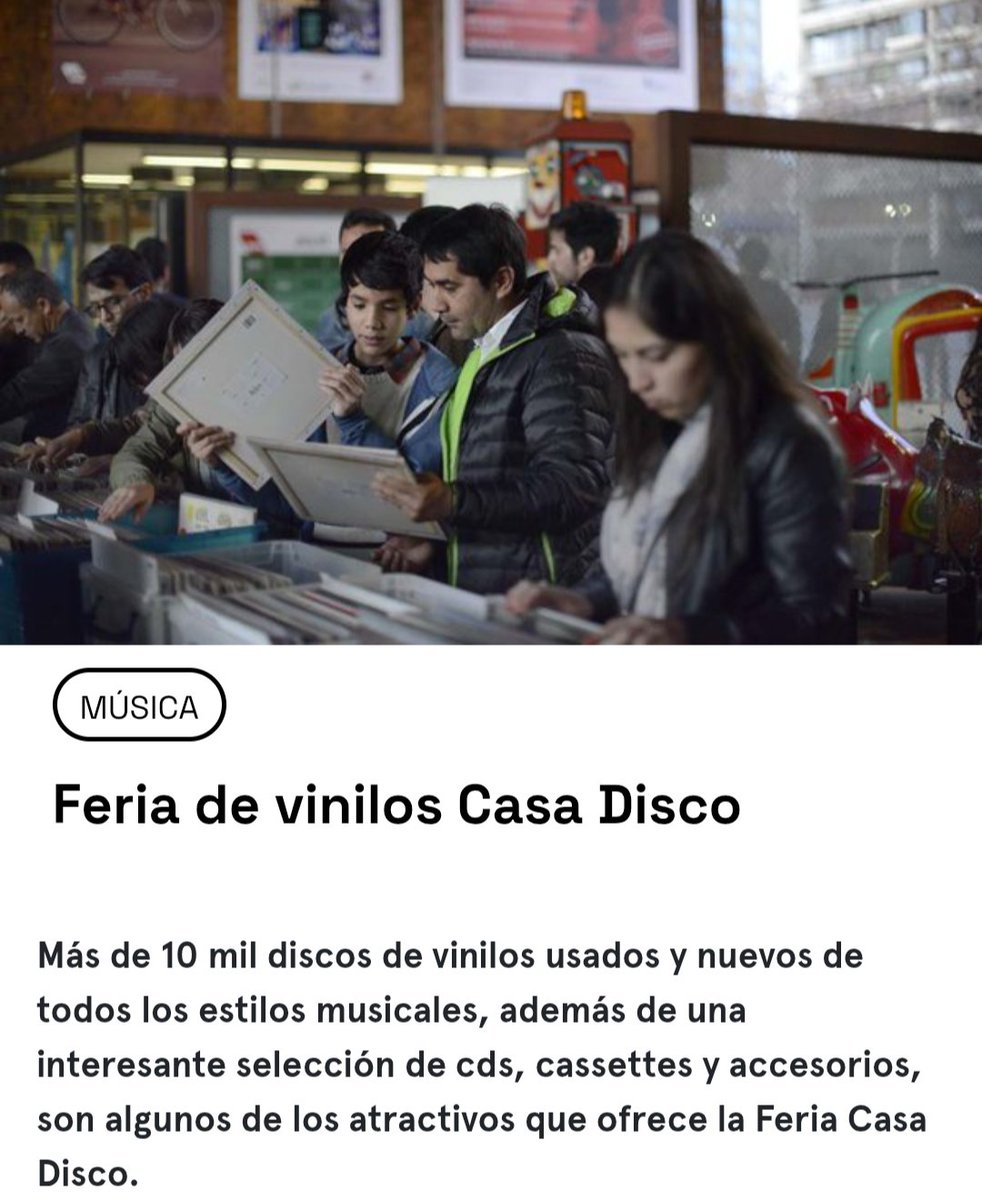 Santiago-Ander (@stgoandereditor) on Twitter photo Próximo sábado 2 de agosto estaremos en la Feria de Vinilos #CasaDisco en el <a href="/centroGAM/">Centro GAM</a>, desde las 11 a las 20 hrs. Metro UC. Entrada liberada 🥳📚🚀💿
👉 gam.cl/musica/feria-v… Próximo sábado 2 de agosto estaremos en la Feria de Vinilos #CasaDisco en el <a href="/centroGAM/">Centro GAM</a>, desde las 11 a las 20 hrs. Metro UC. Entrada liberada 🥳📚🚀💿
👉 gam.cl/musica/feria-v…