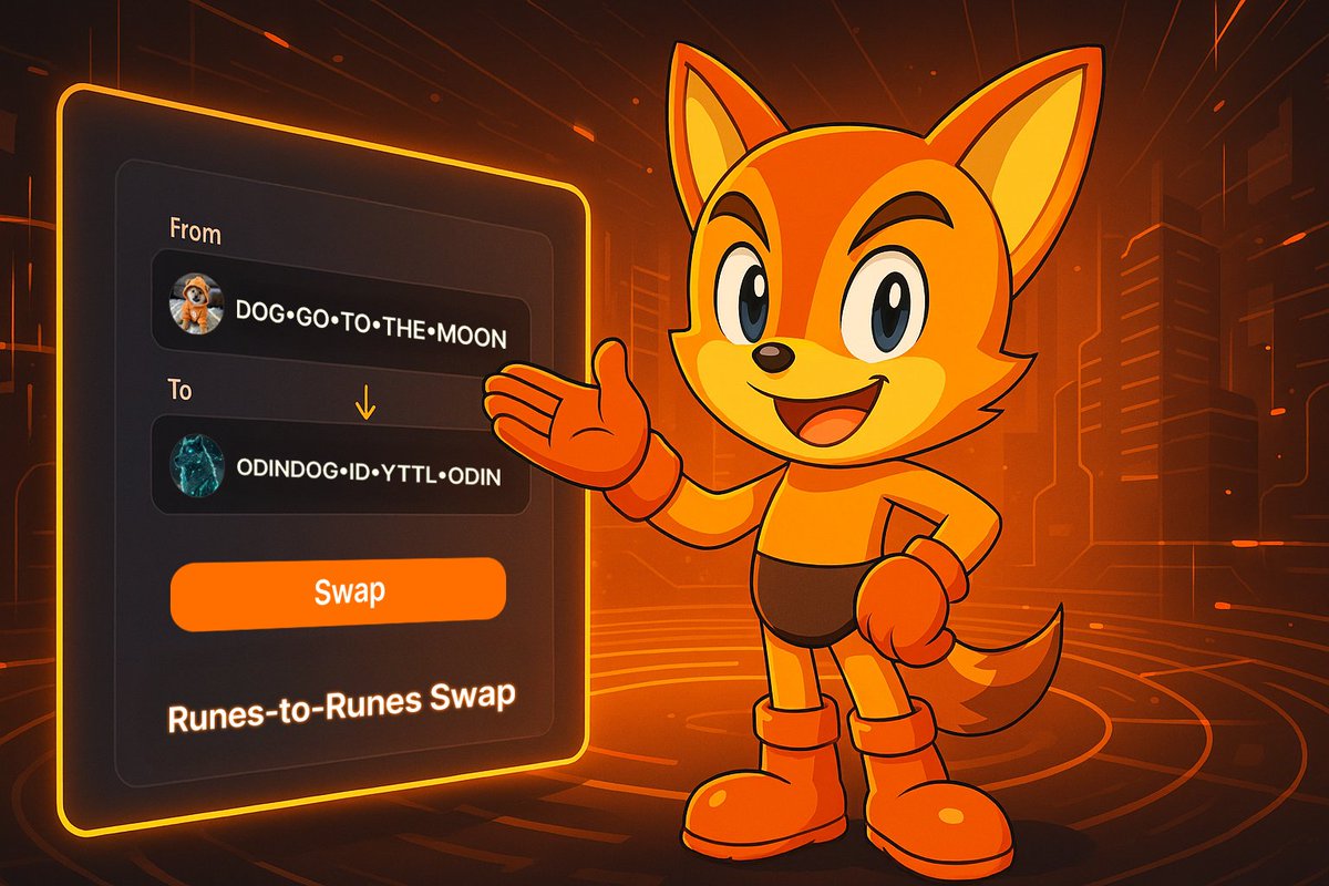 RichSwap_REE's tweet image. 🦊 Introducing Runes-to-Runes Swap

We’re super excited to share that Runes to Runes swap is live! 🔄

First Runes-to-Runes swap on Bitcoin L1 AMM DEX ⚡️

Your ultimate Runes DEX just got better. Try it now!
👉 richswap.io

This is a big deal for the Runes community!…