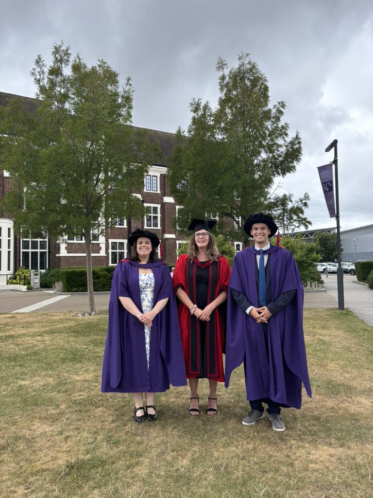 Huge congratulations to Sarah and Ollie who are graduating from <a href="/lborouniversity/">Loughborough University</a> with PhDs today 🎉 🎉🎉 very proud supervisor moment to be able to celebrate with them both today! <a href="/woods_se/">Sarah woods</a> <a href="/LboroEng/">Loughborough Engineering</a>