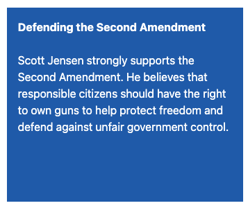 mnguncaucus's tweet image. 🚨 Dr. Scott Jensen is running for Governor—again.
Before you buy the spin, remember his record:
✅ Pledged to oppose gun control as a State Senate candidate
❌ Then betrayed that pledge, co‑sponsoring DFL gun control bills—including universal background checks
❌ Even flirted…