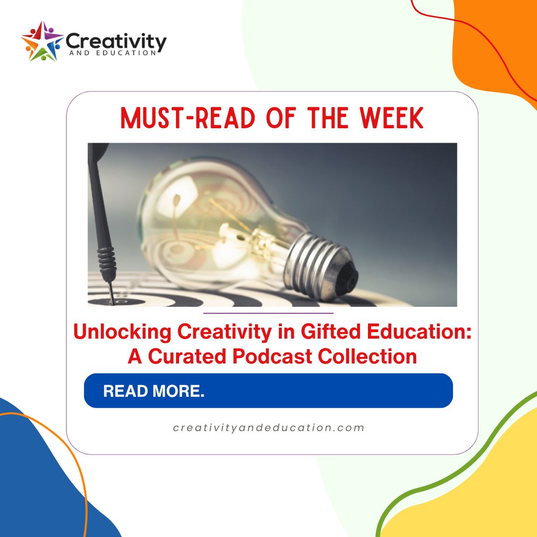 CreativityandE's tweet image. Gifted learners need more than just challenge—they need creativity in education that truly sees them. 🎙️
Explore this curated podcast collection featuring Dr. Gardner, Renzulli, and more:
👉 creativityandeducation.com/unlocking-crea…
#TeachingCreativity #GiftedEducation #CreativityTeaching