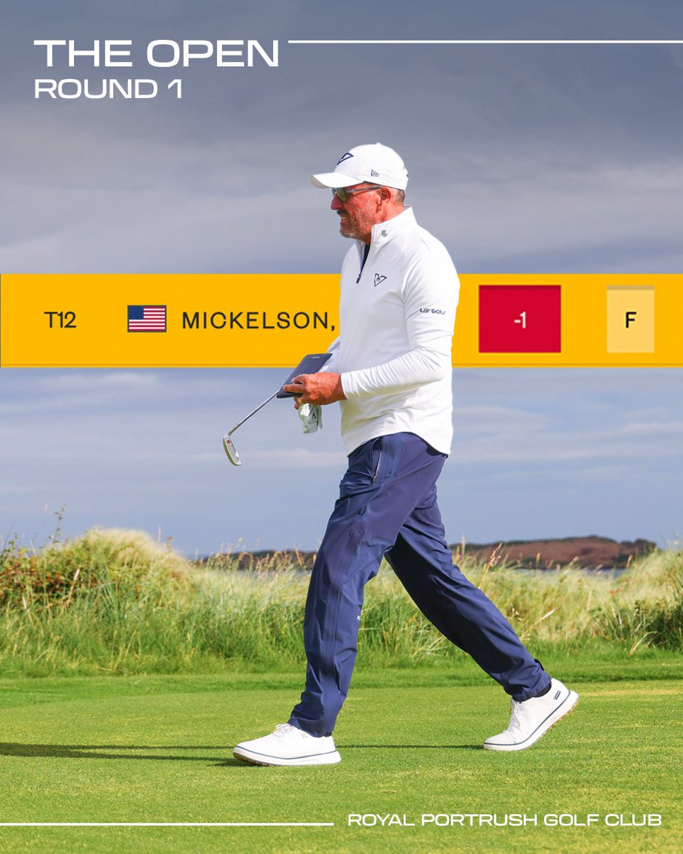 HyFlyers_GC's tweet image. Solid first round from Cap this morning! Bring on tomorrow!
#TheOpen