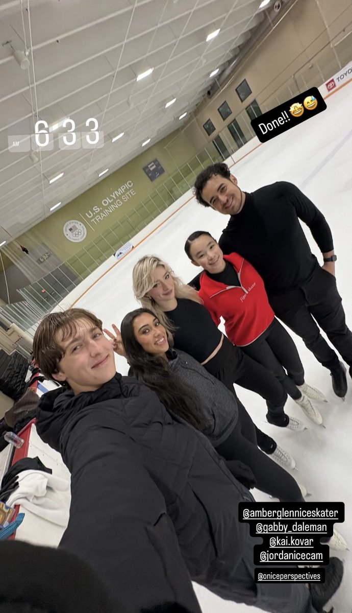 AmberGlennDaily's tweet image. Amber with Kai Kovar, Gabby Daleman, Elyce Lin-Gracey, and Jordan from On Ice Perspectives this morning! ⛸️
📸: elyce_on_ice